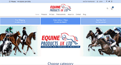 Desktop Screenshot of equineproducts-ukltd.com